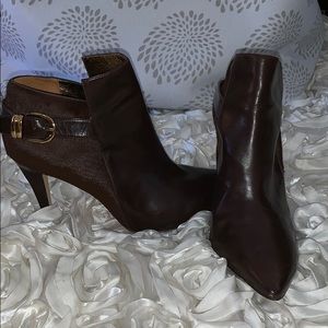 Slightly used Via Spiga Heel Booties. Sz 10.5